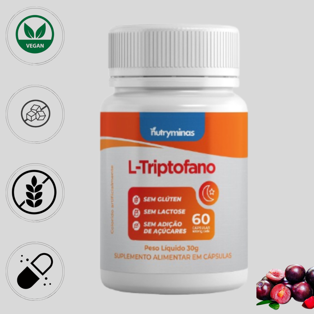 L-Triptofano Nutryminas 60 Cápsulas