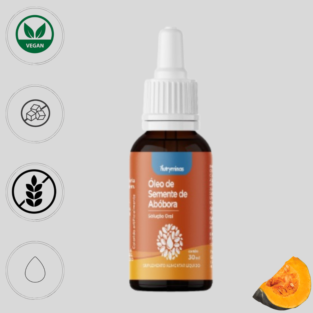 Óleo de Semente de Abóbora Nutryminas Gotas