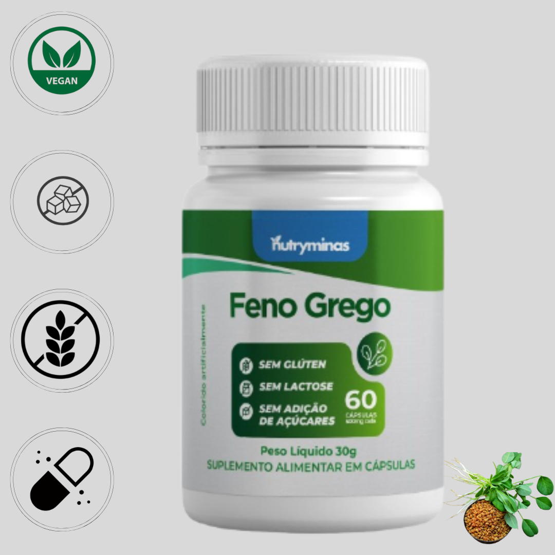 Feno Grego Nutryminas 60 Cápsulas