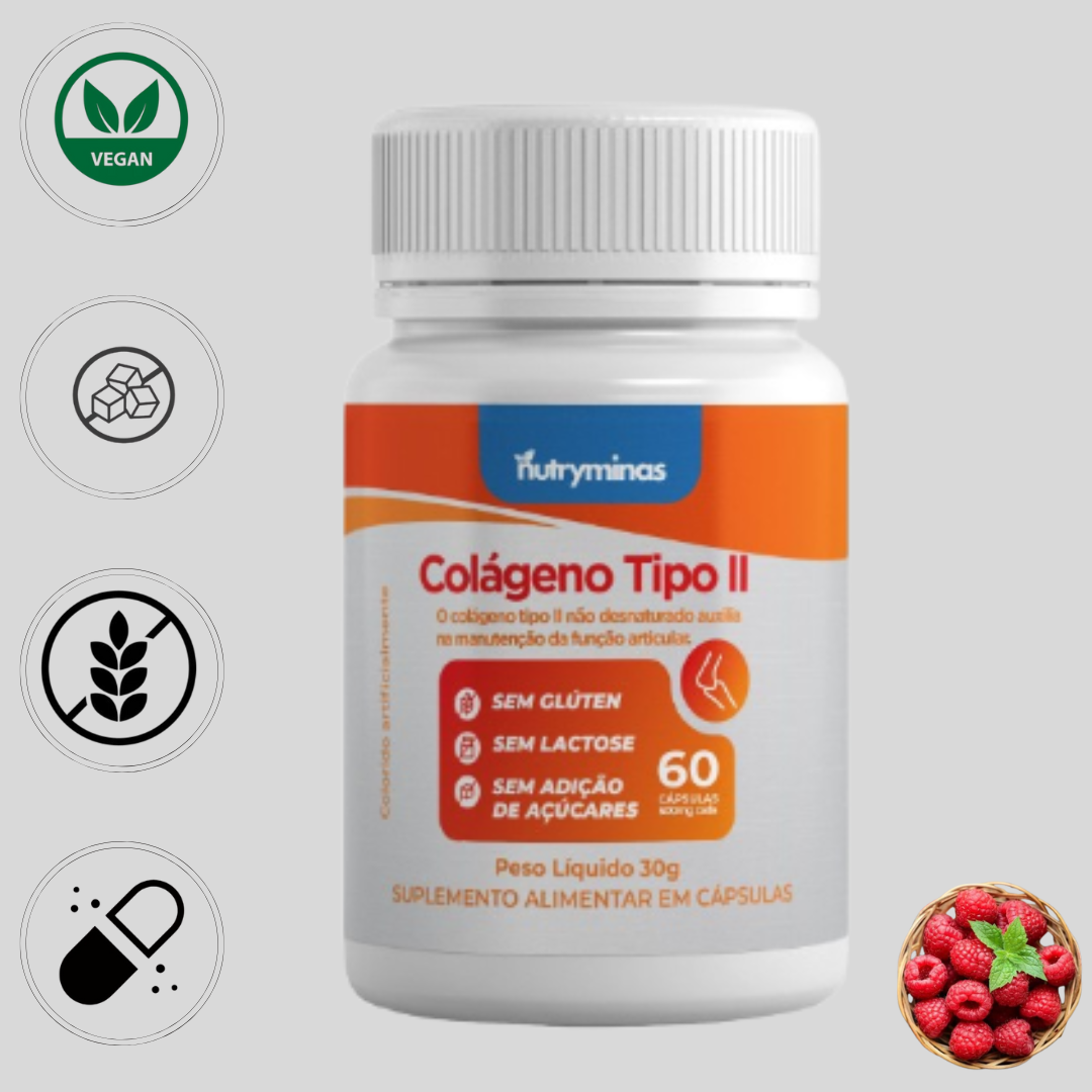 Colágeno Tipo II Nutryminas 60 Cápsulas