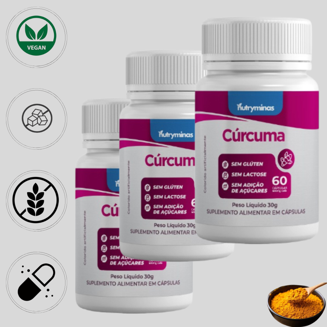 Cúrcuma Nutryminas 60 Cápsulas