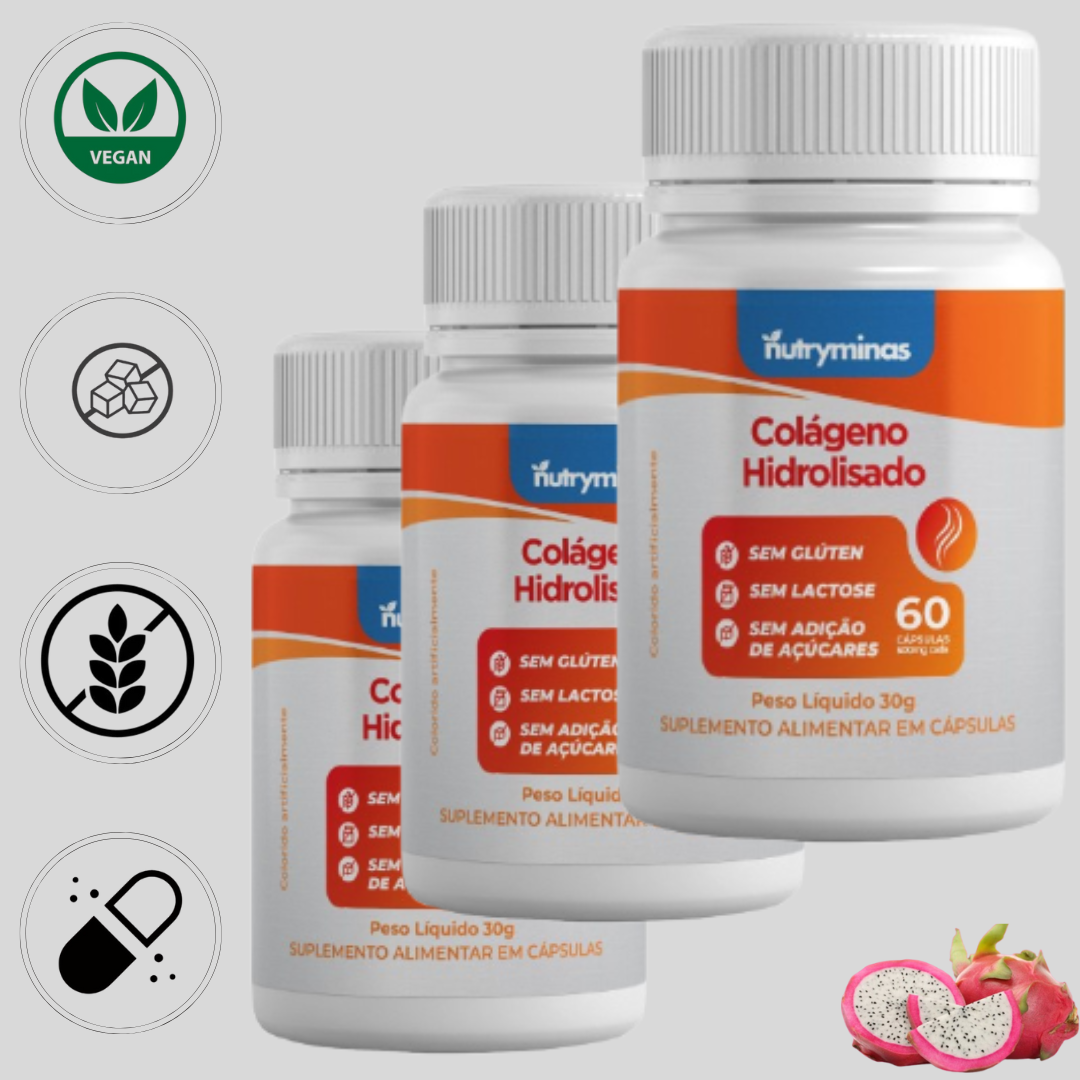 Colágeno Hidrolisado Nutryminas 60 Cápsulas