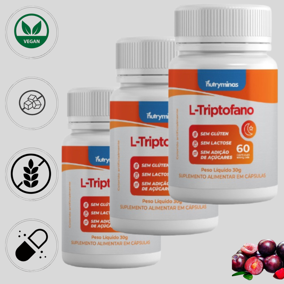 L-Triptofano Nutryminas 60 Cápsulas