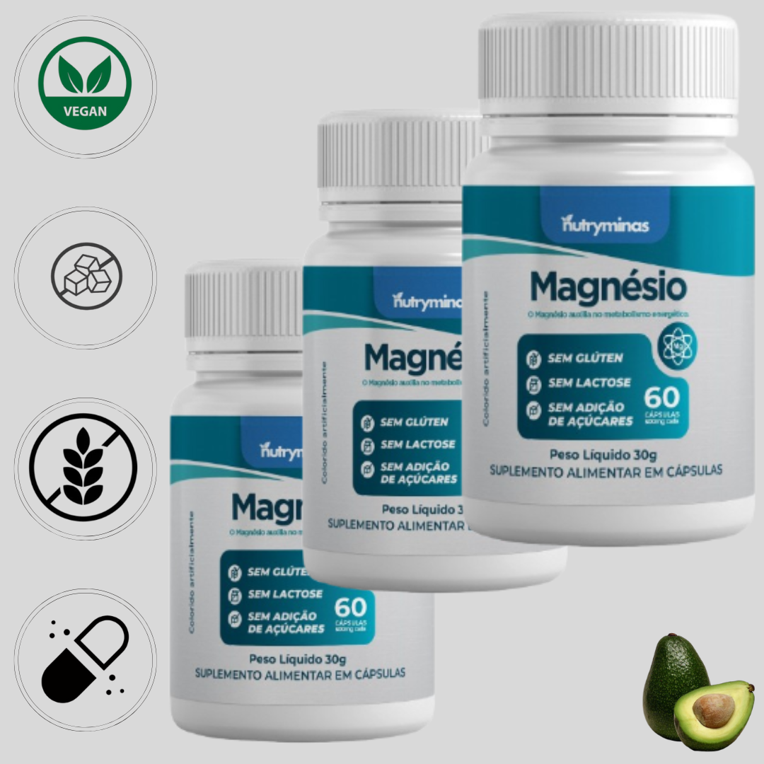 Magnésio Nutryminas 60 Cápsulas