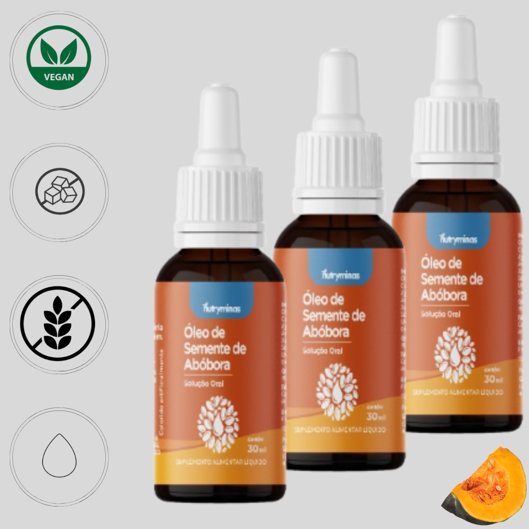 Óleo de Semente de Abóbora Nutryminas Gotas