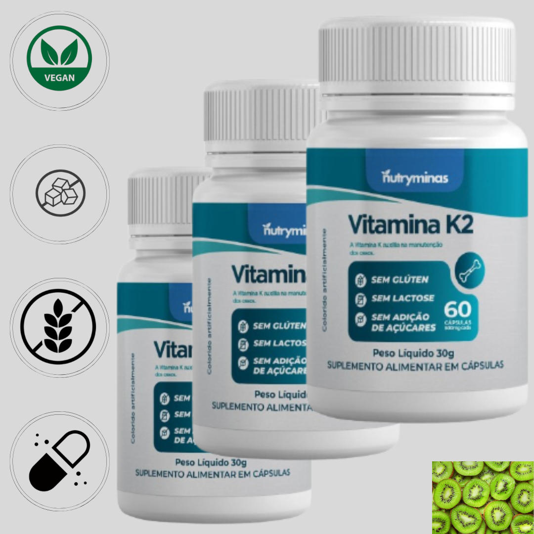 Vitamina K2 Nutryminas 60 Cápsulas