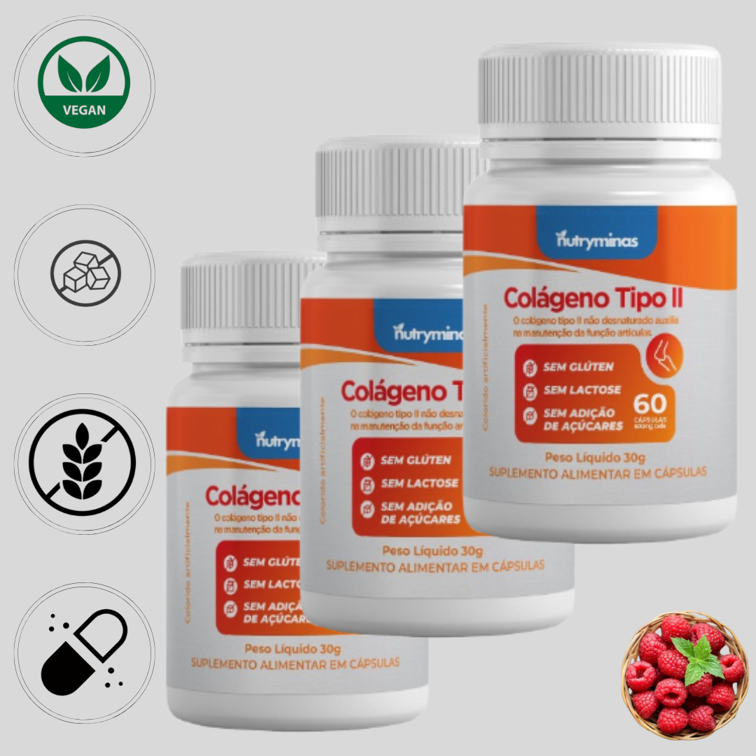 Colágeno Tipo II Nutryminas 60 Cápsulas