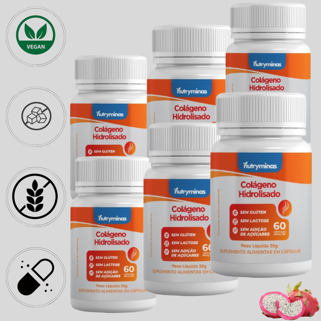 Colágeno Hidrolisado Nutryminas 60 Cápsulas