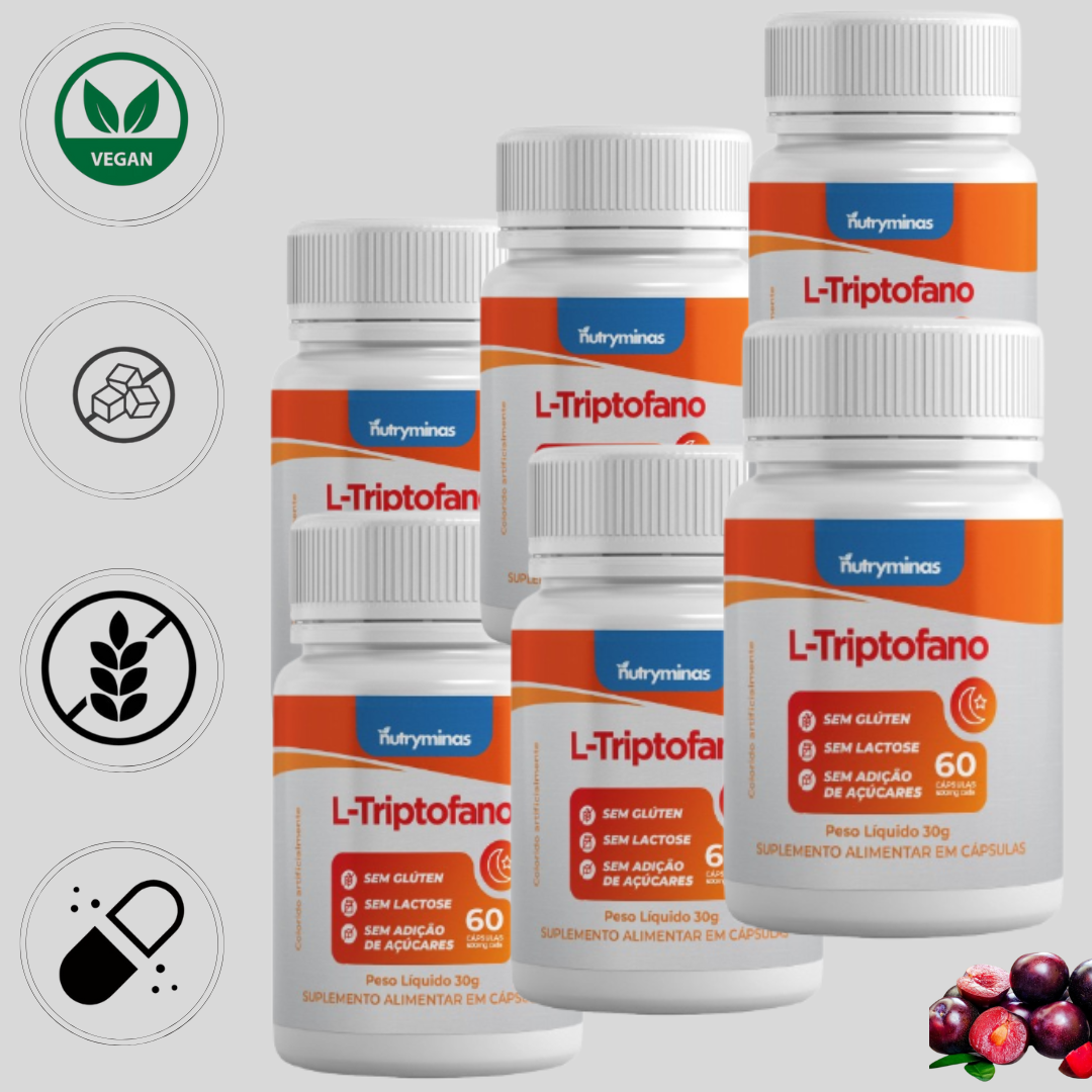 L-Triptofano Nutryminas 60 Cápsulas