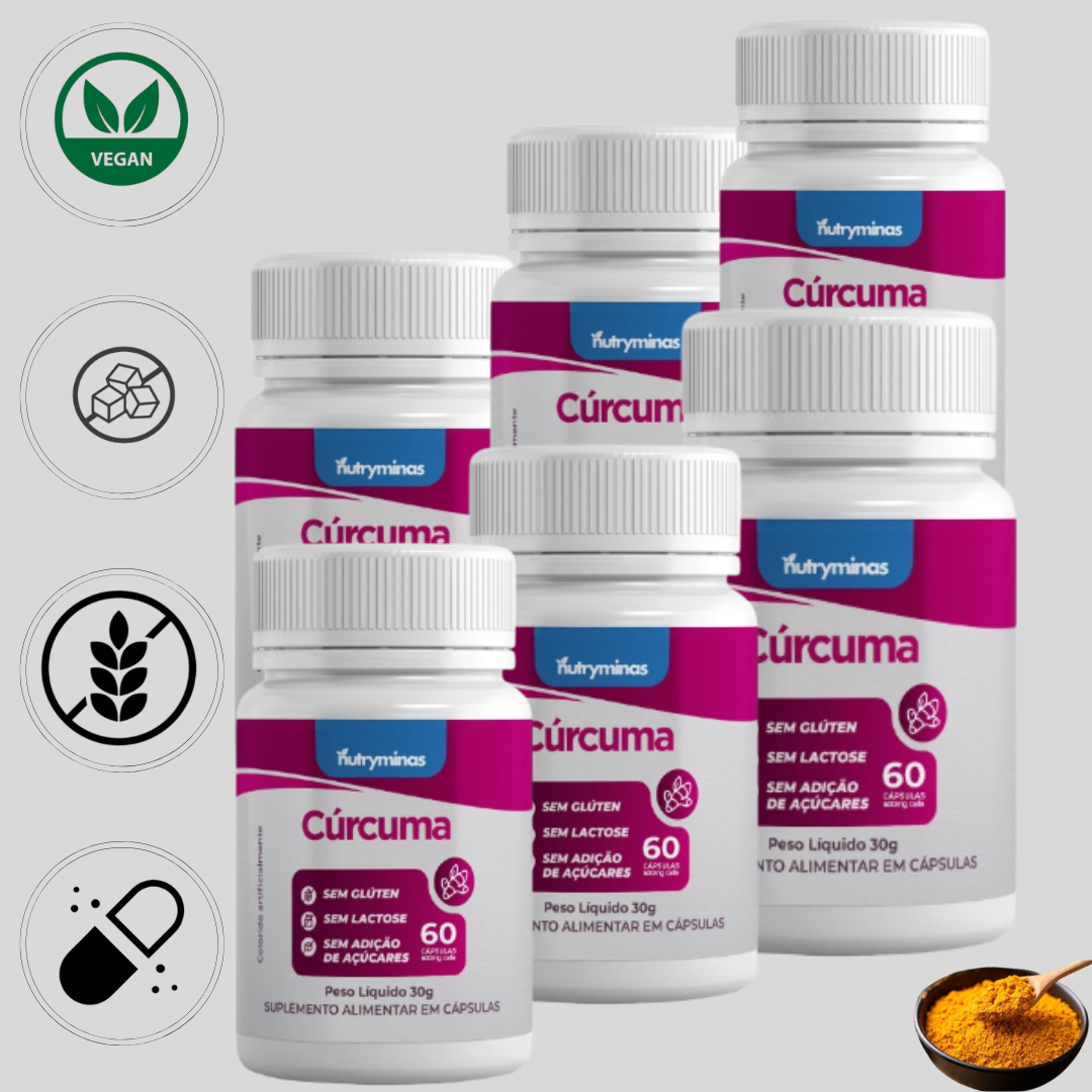 Cúrcuma Nutryminas 60 Cápsulas