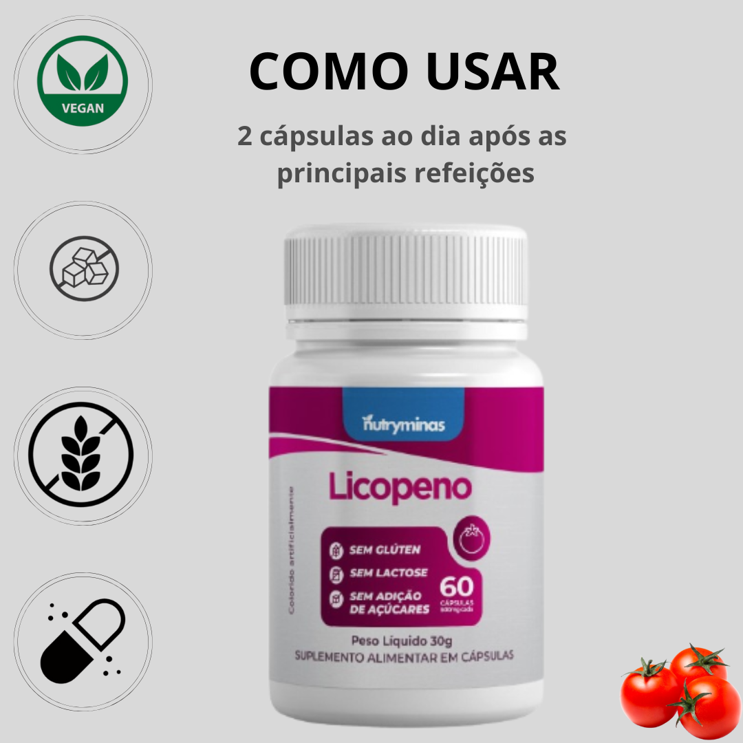 Licopeno Nutryminas 60 Cápsulas