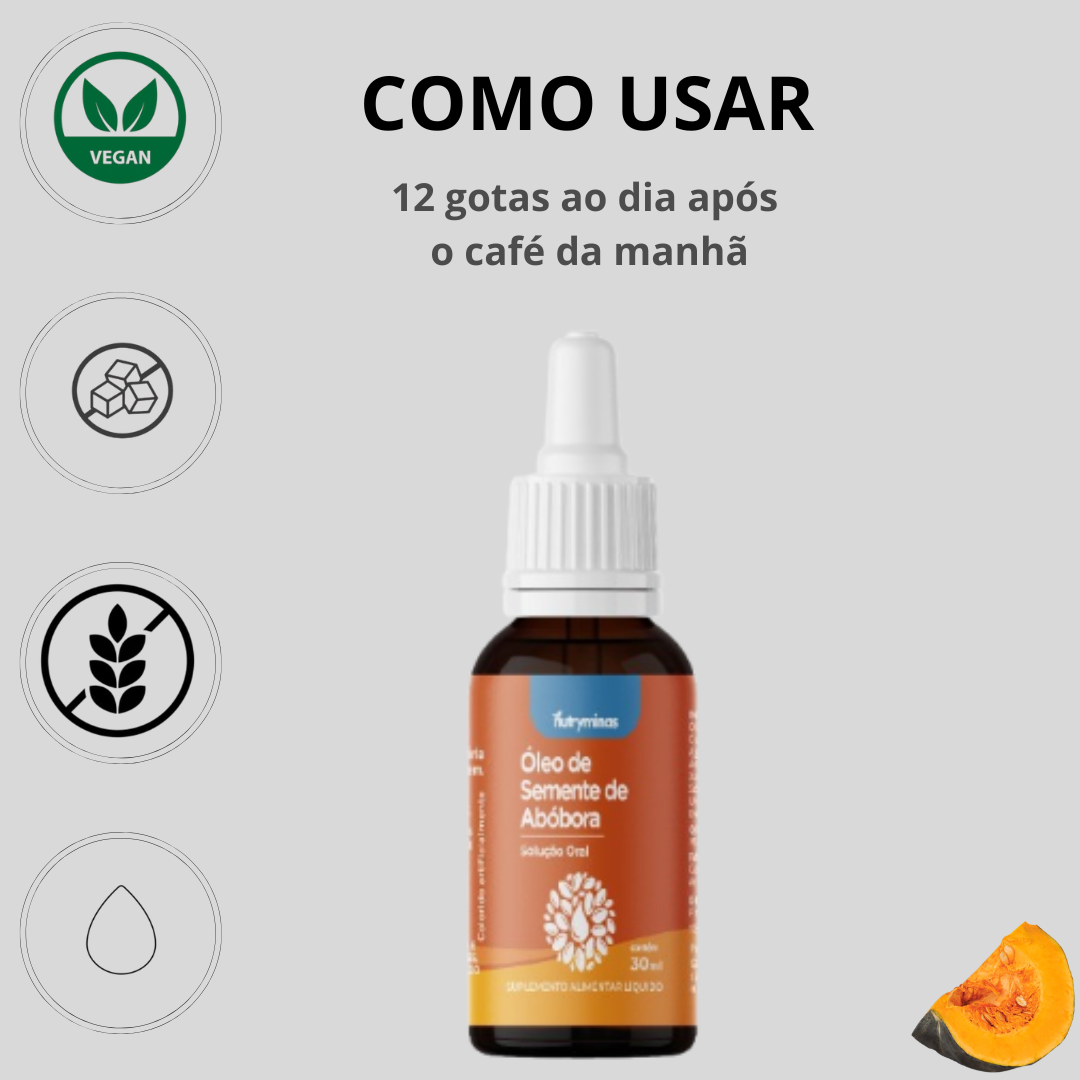 Óleo de Semente de Abóbora Nutryminas Gotas