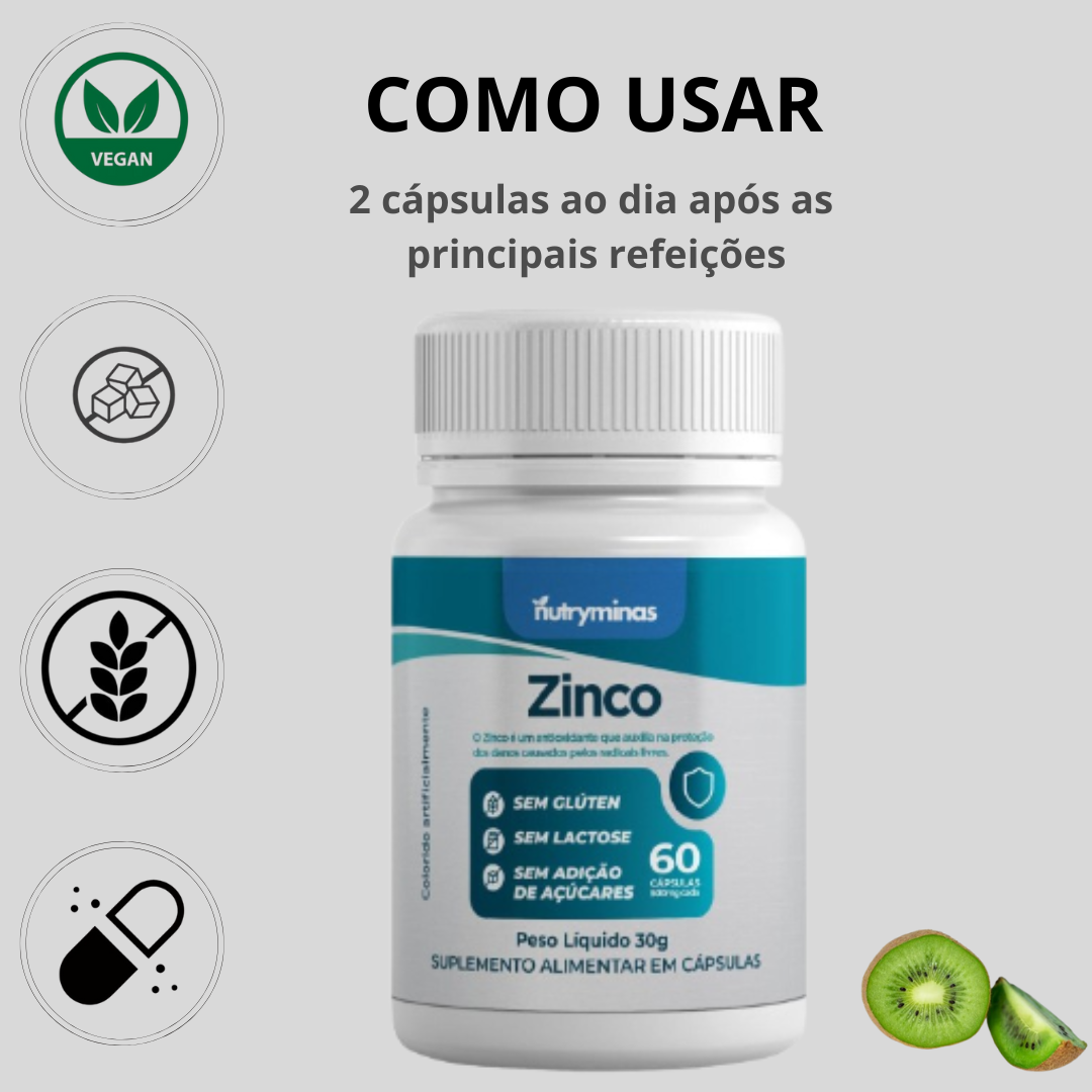 Zinco Nutryminas 60 Cápsulas
