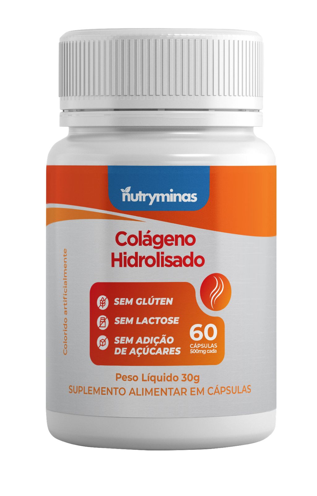 Colágeno Hidrolisado Nutryminas 60 Cápsulas