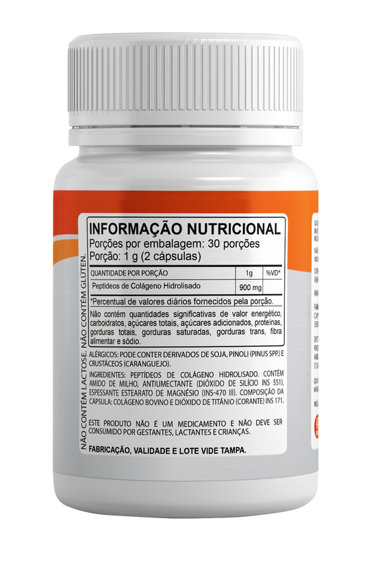 Colágeno Hidrolisado Nutryminas 60 Cápsulas