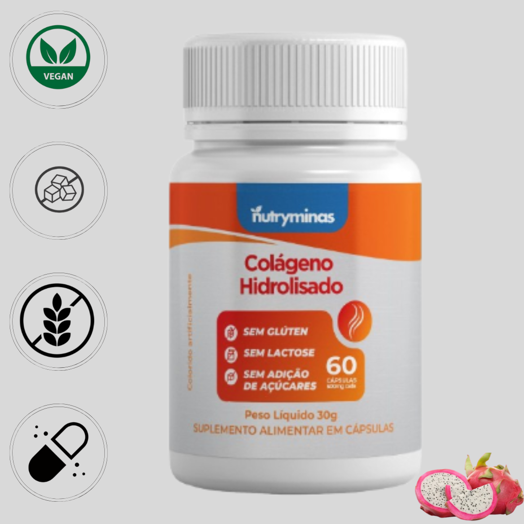 Colágeno Hidrolisado Nutryminas 60 Cápsulas