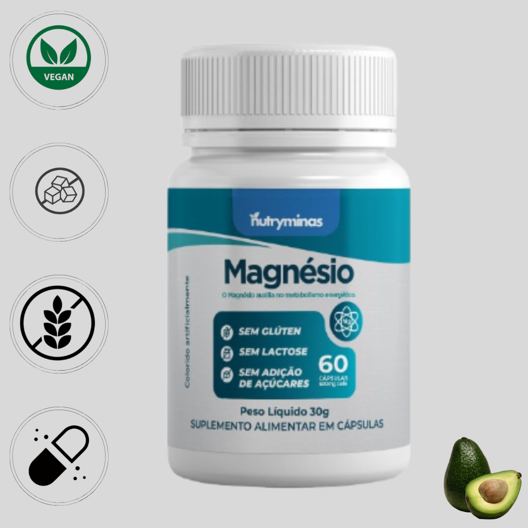 Magnésio Nutryminas 60 Cápsulas