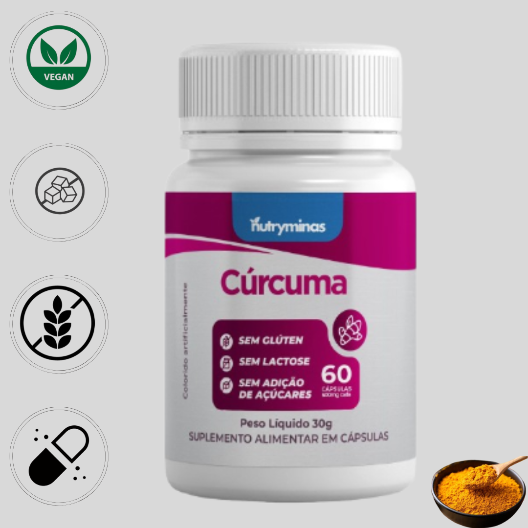 Cúrcuma Nutryminas 60 Cápsulas