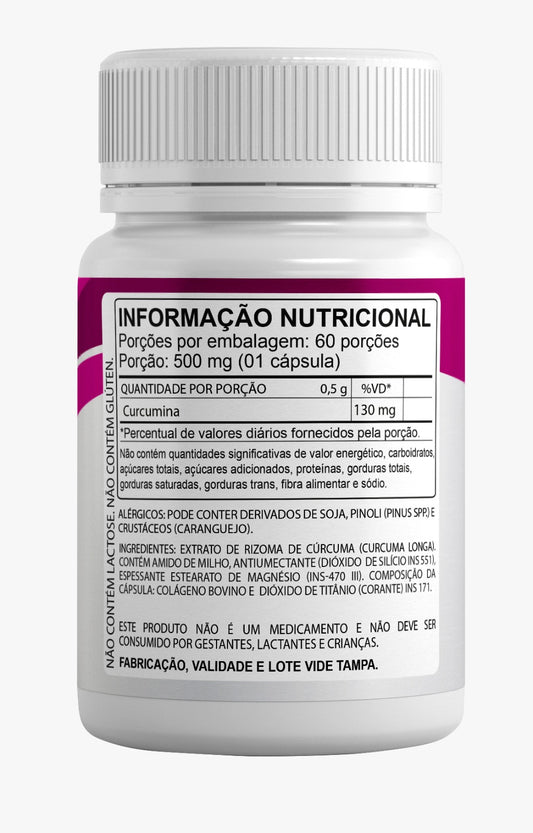 Cúrcuma Nutryminas 60 Cápsulas