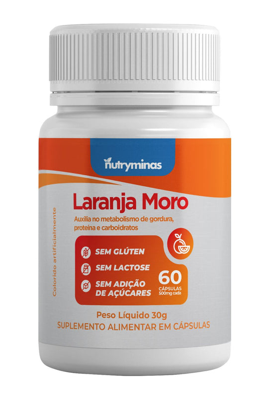Laranja Moro Nutryminas 60 Cápsulas