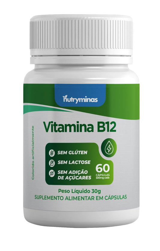 Vitamina B12 Nutryminas 60 Cápsulas
