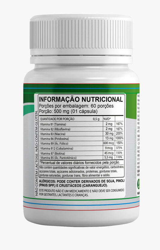 Complexo B Nutryminas 60 Cápsulas